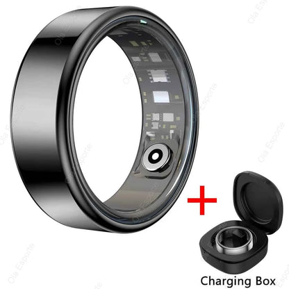 2026 New Smart Ring Men Women, Heart Rate Blood Oxygen and Sleep Monitor Smartring IP68 &amp; 5ATM Waterproof, Multi-sport Mode Ring