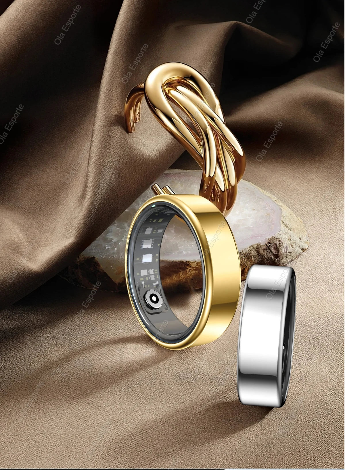 2026 New Smart Ring Men Women, Heart Rate Blood Oxygen and Sleep Monitor Smartring IP68 &amp; 5ATM Waterproof, Multi-sport Mode Ring