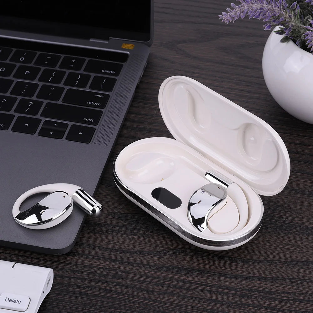 3-in-1 AI Translator Earbuds Earhooks Headset Bluetooth-Compatible 5.4 Smart Voice Translator HiFi Sound for Travel and Business