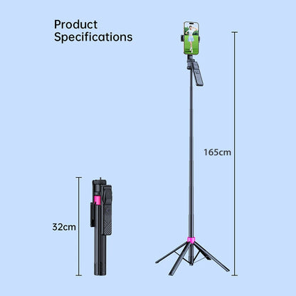 AI Smart Gimbal Tripod Selfie Stick Foldable 360° Auto Follow-Up Face Tracking Gimbal All-in-one Phone Holder For smartphone