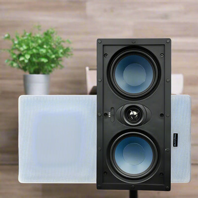 Elevate your audio experience with the 100W Rectangular Ceiling Speaker for In-Wall Installation.