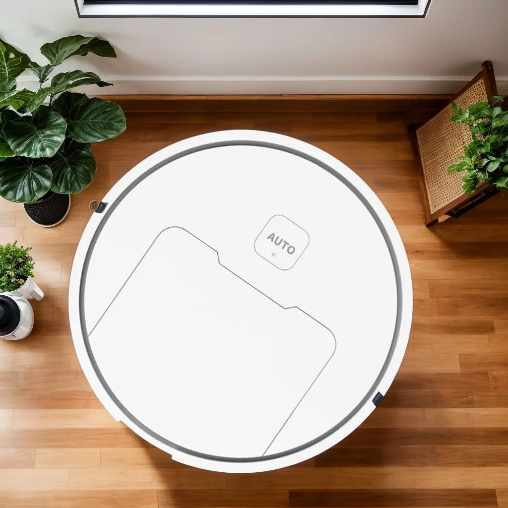 New Wireless Smart Robot Vacuum Cleaner, Multifunctional for Super Quiet Vacuuming Mopping and Humidifying Home Use